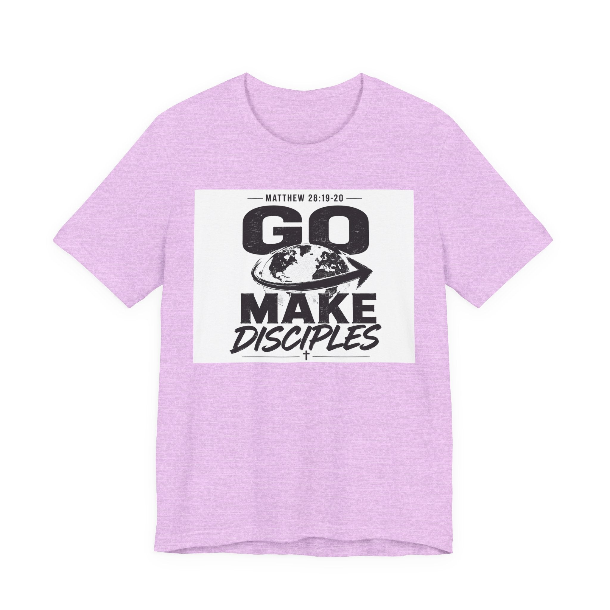 Go Make Disciples Tee — Matthew 28:19-20 Christian Mission T-Shirt