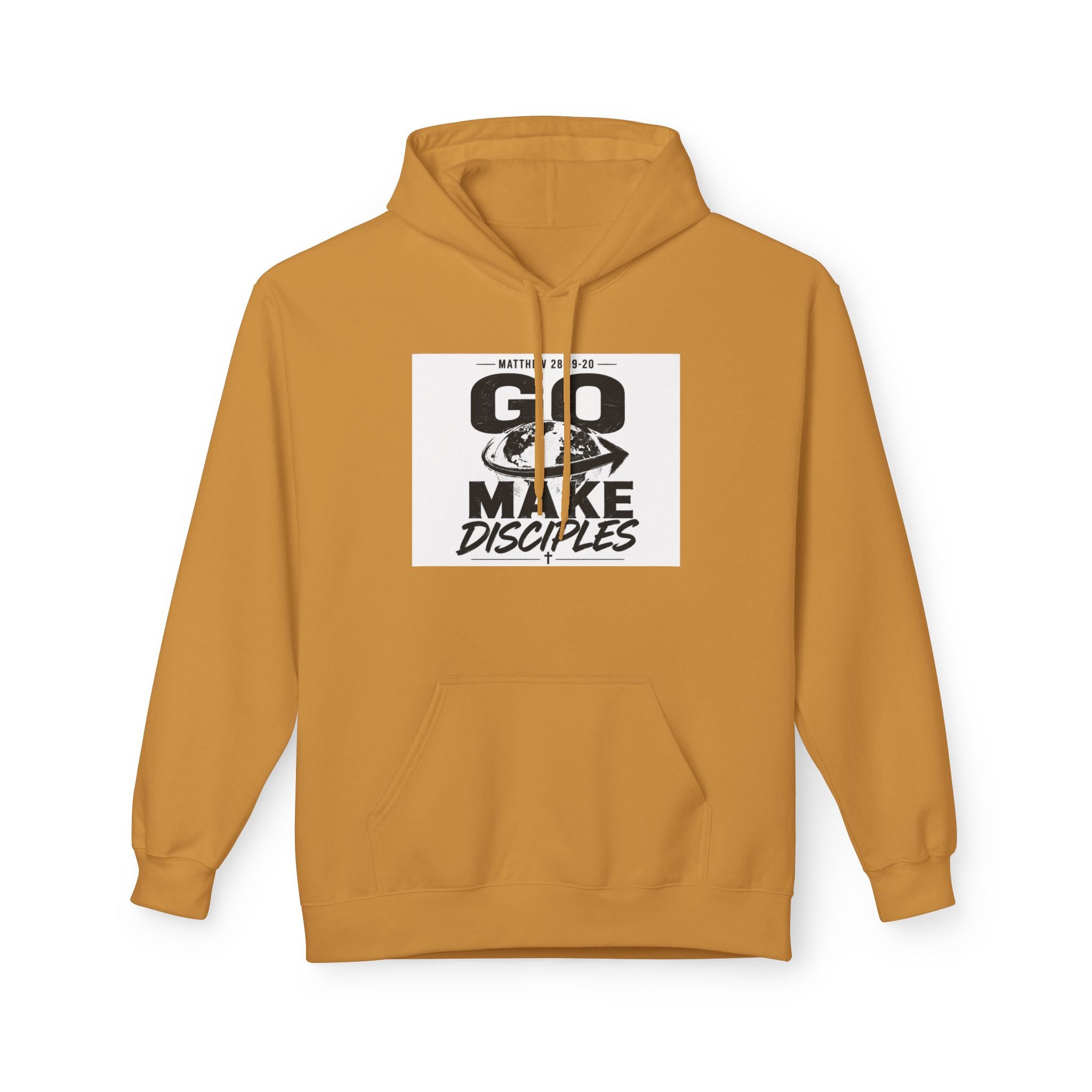 Go Make Disciples Hoodie — Christian Faith Graphic Pullover