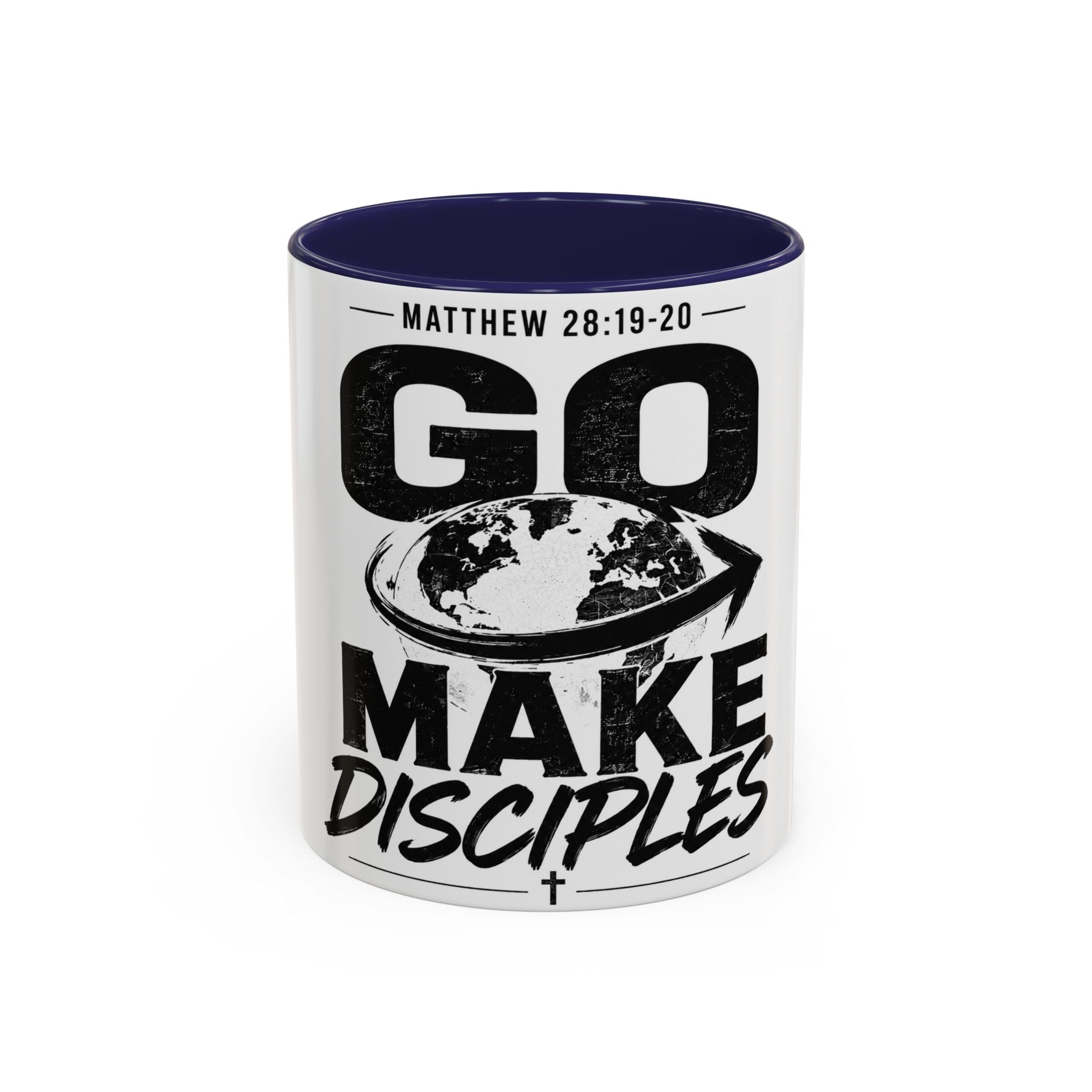 Go Make Disciples Ceramic Mug — Matthew 28:19-20 Inspirational Coffee Cup (11oz/15oz)