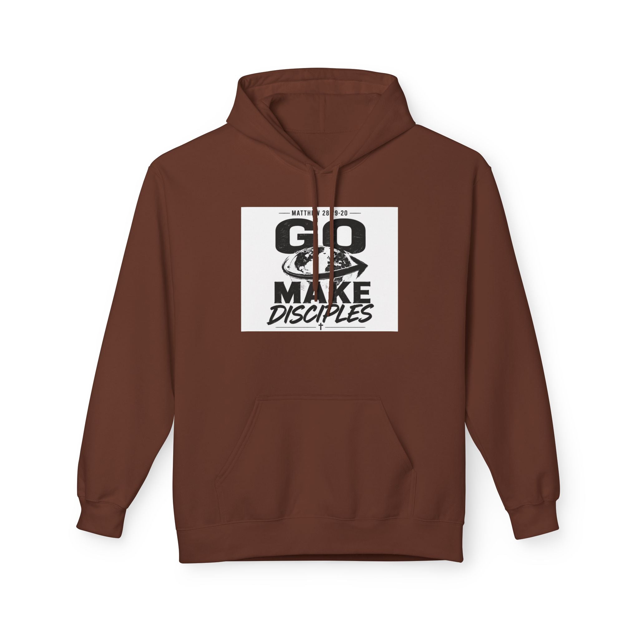 Go Make Disciples Hoodie — Christian Faith Graphic Pullover