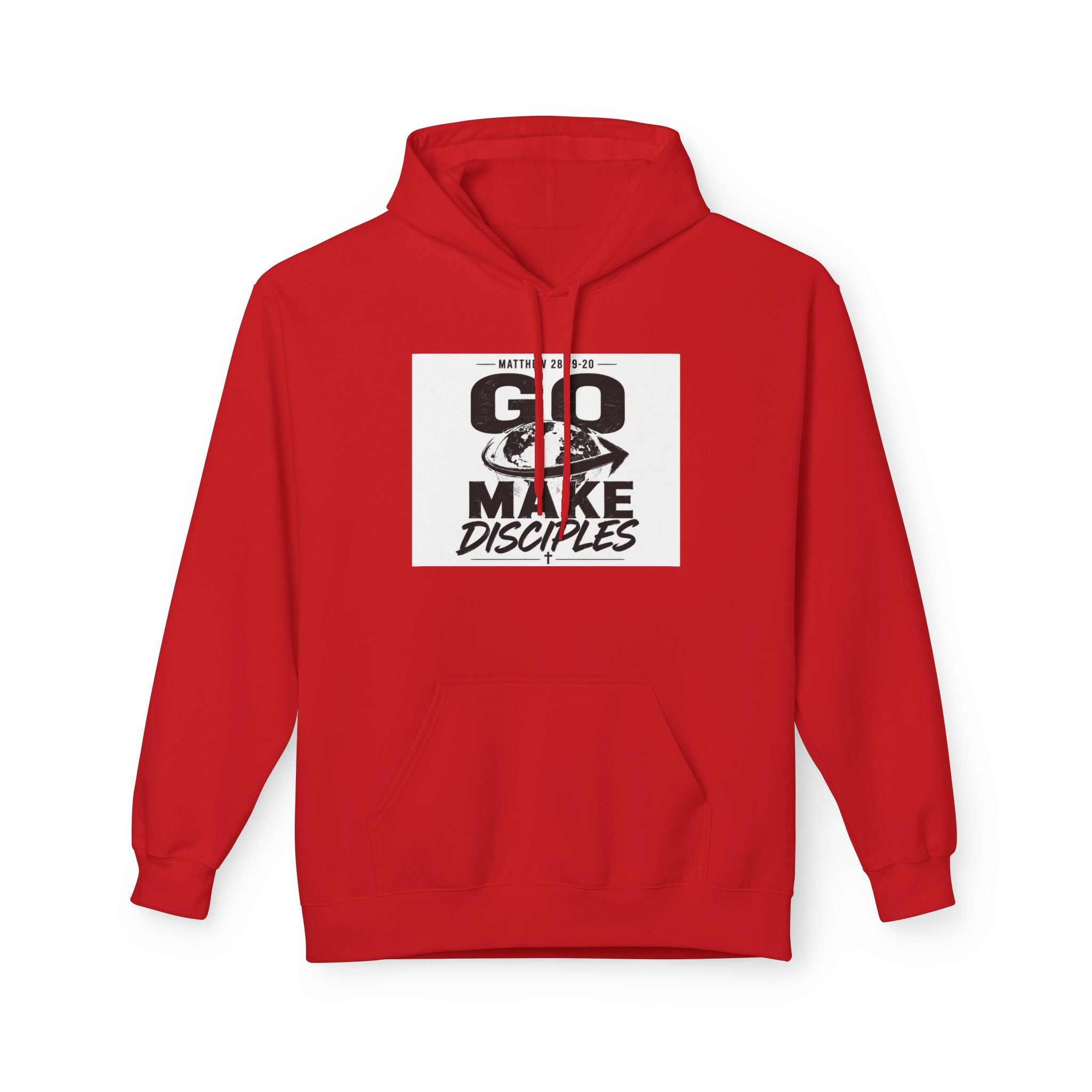 Go Make Disciples Hoodie — Christian Faith Graphic Pullover