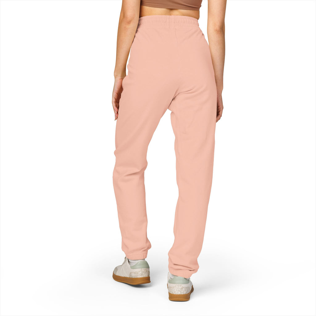 Graphic Sweatpants — 'Go Outside' Patch Fleece Joggers