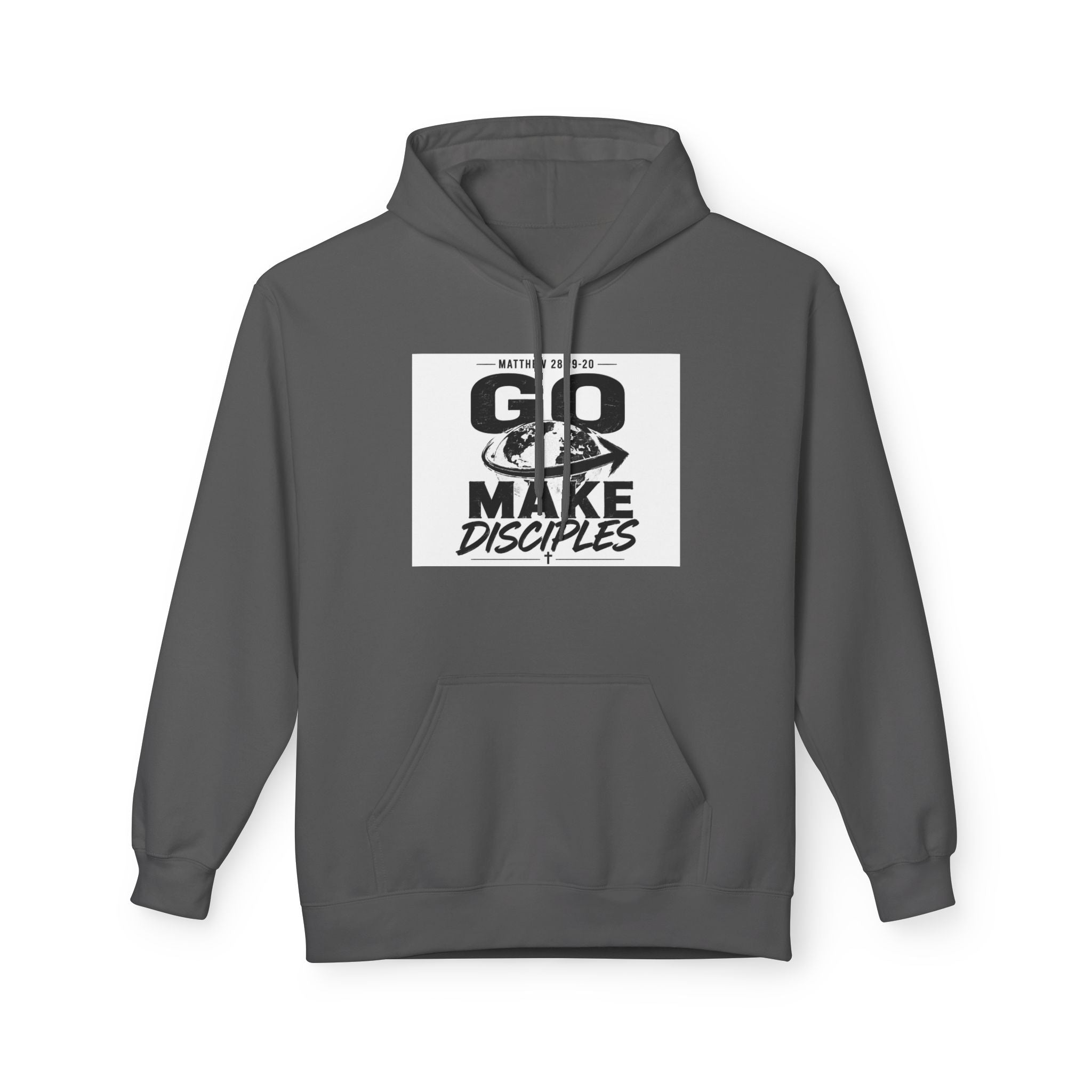 Go Make Disciples Hoodie — Christian Faith Graphic Pullover