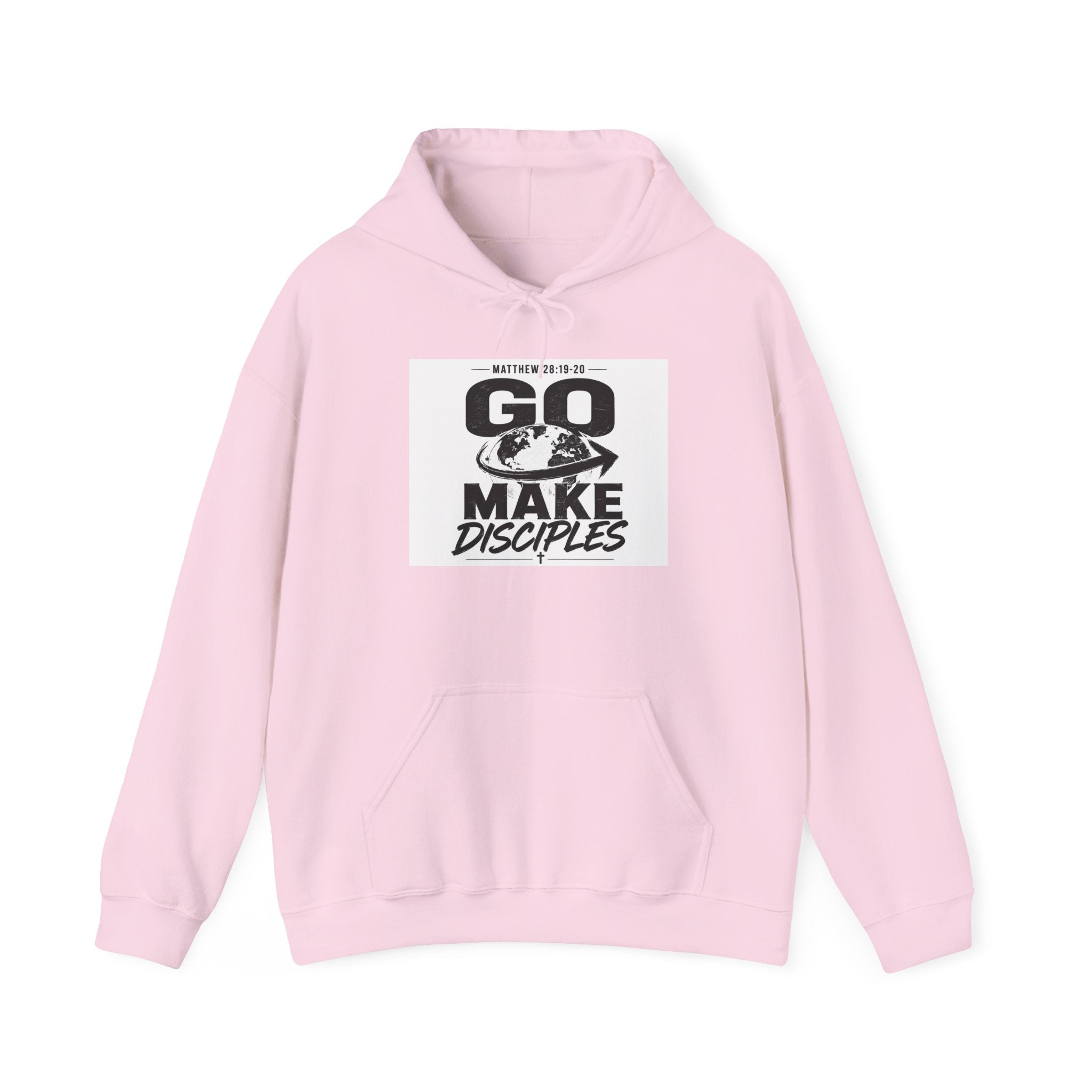 Go Make Disciples Hoodie — Christian Mission Faith Pullover