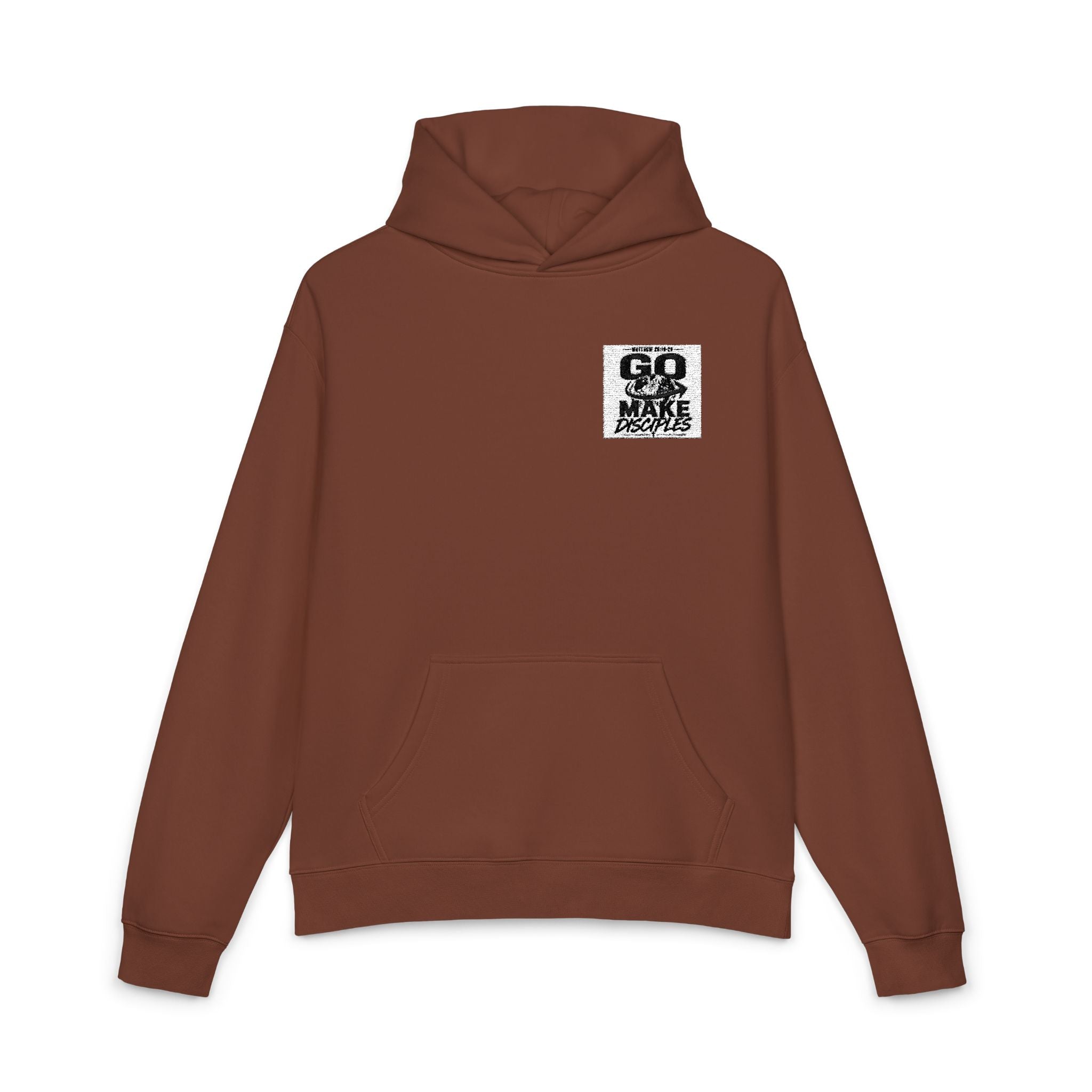 Hoodie — 'GO MAKE' Distressed Graphic Relaxed Fit Hoodie