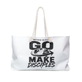 Go Make Disciples Weekender Bag — Matthew 28:19 Christian Travel Tote
