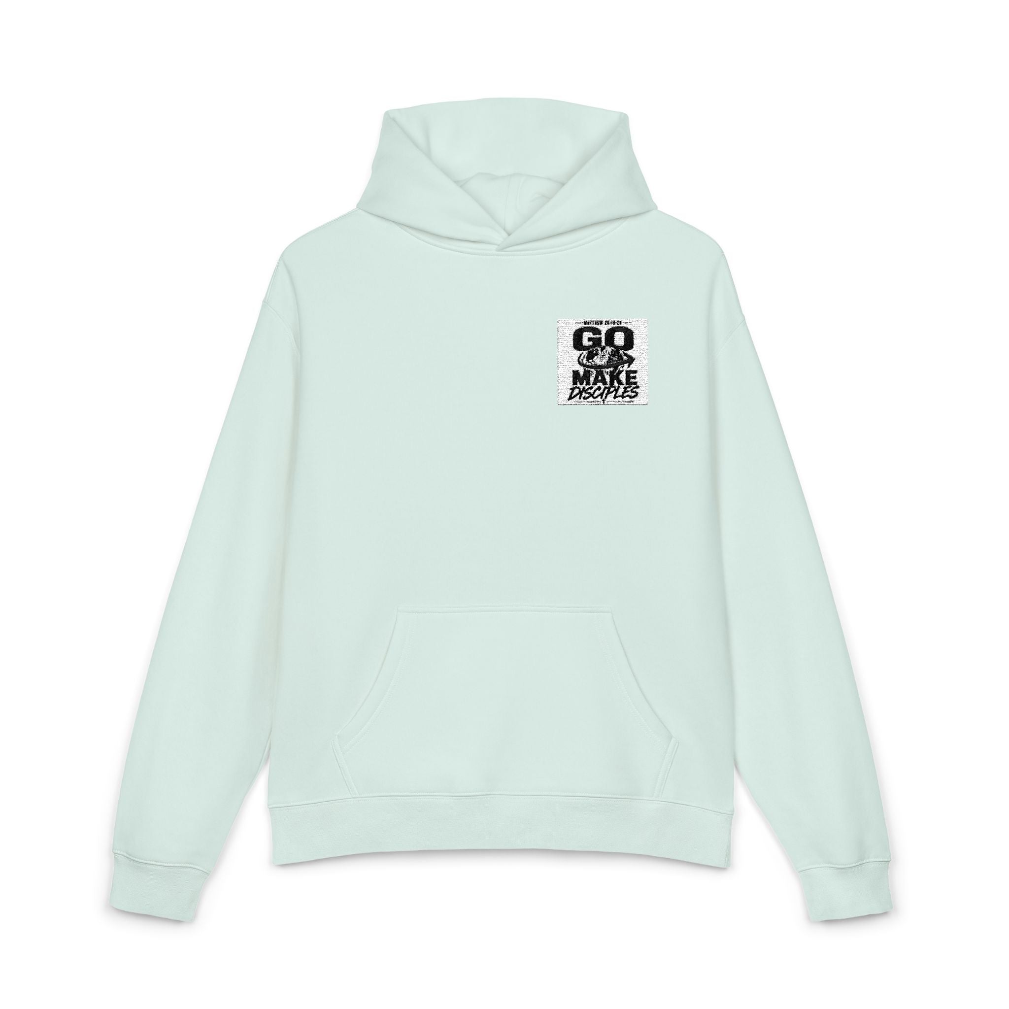 Hoodie — 'GO MAKE' Distressed Graphic Relaxed Fit Hoodie