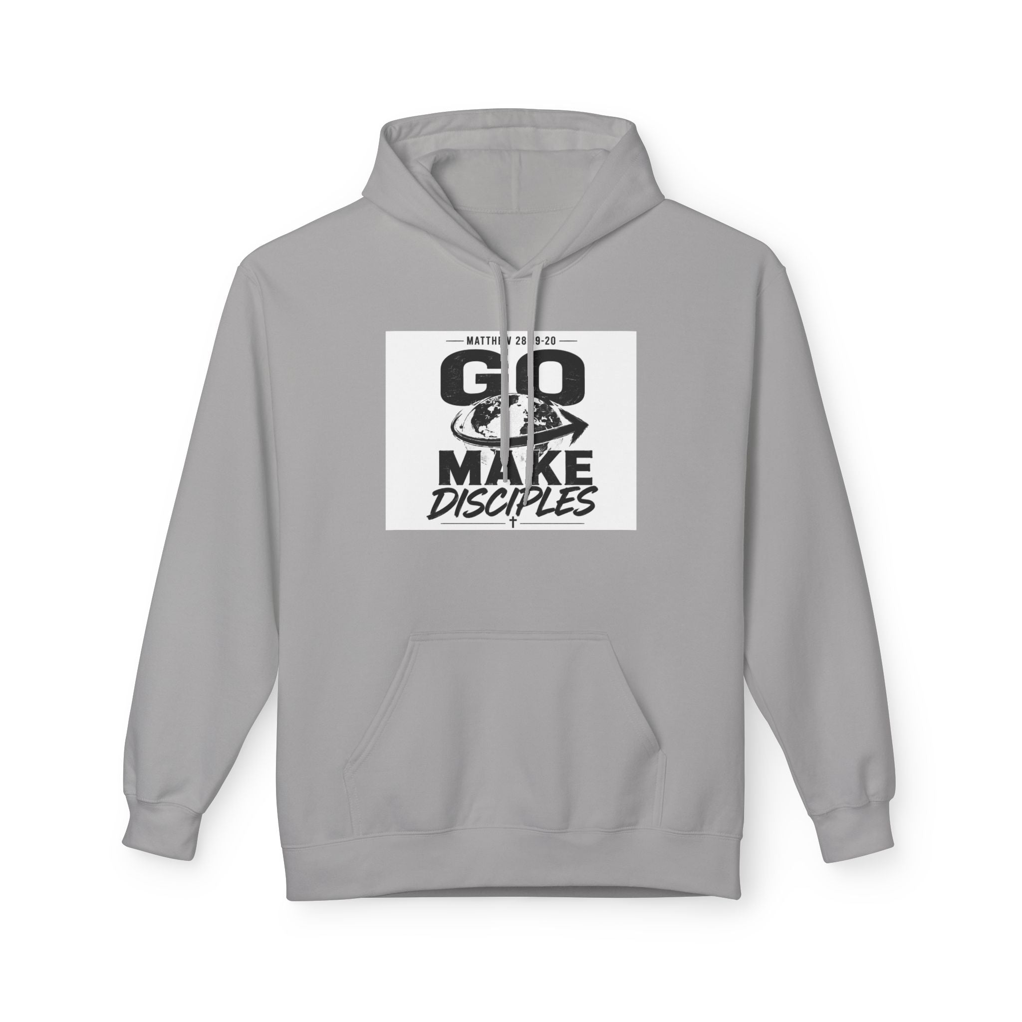 Go Make Disciples Hoodie — Christian Faith Graphic Pullover