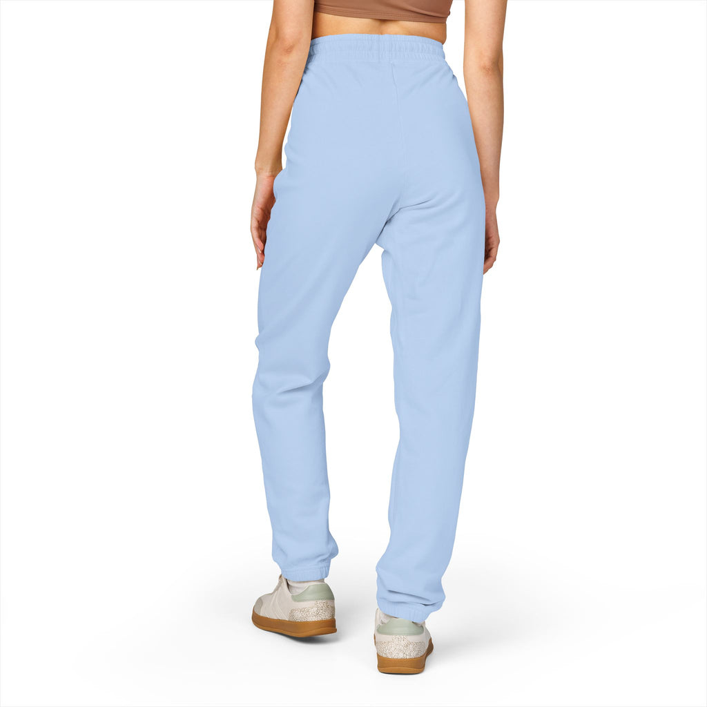 Graphic Sweatpants — 'Go Outside' Patch Fleece Joggers