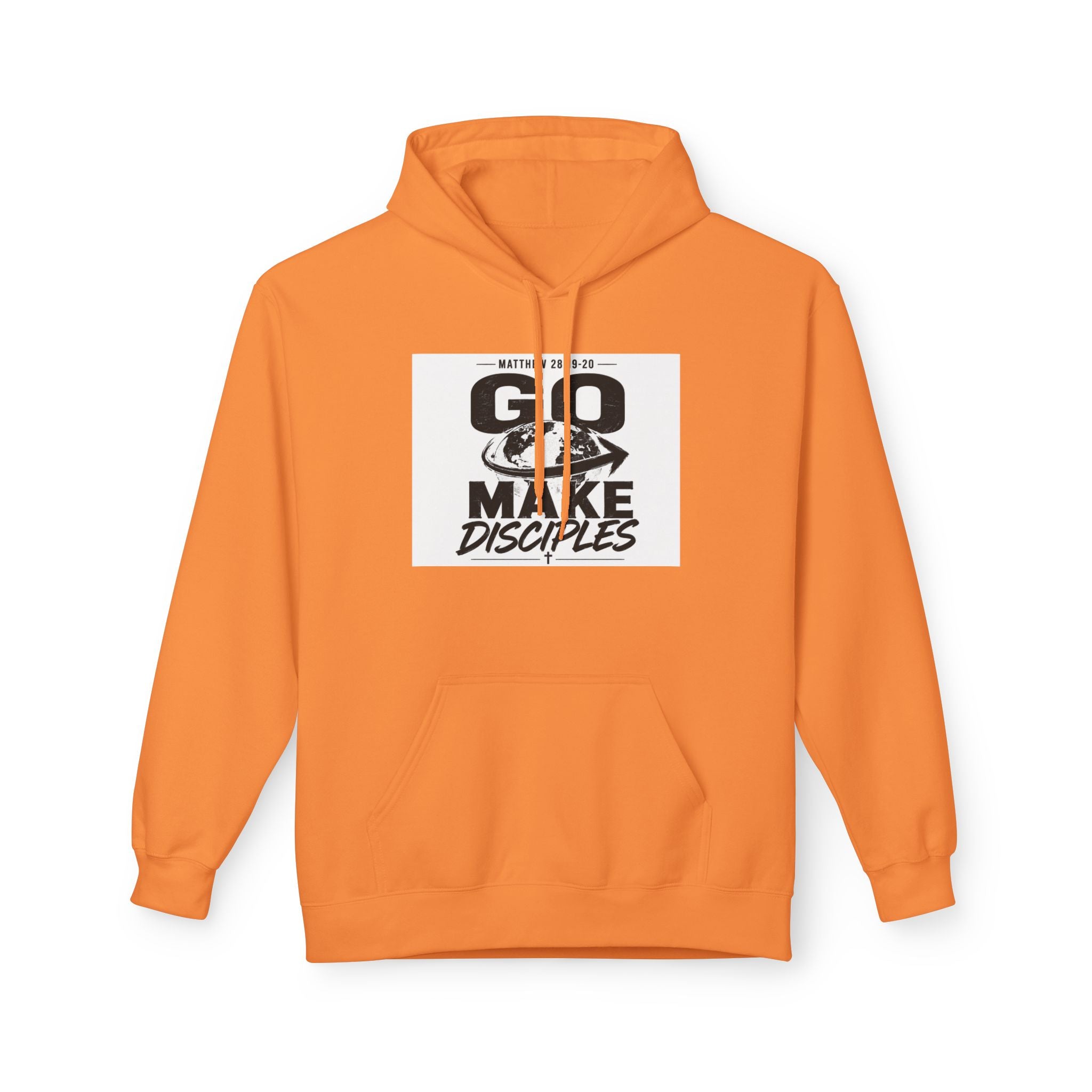 Go Make Disciples Hoodie — Christian Faith Graphic Pullover