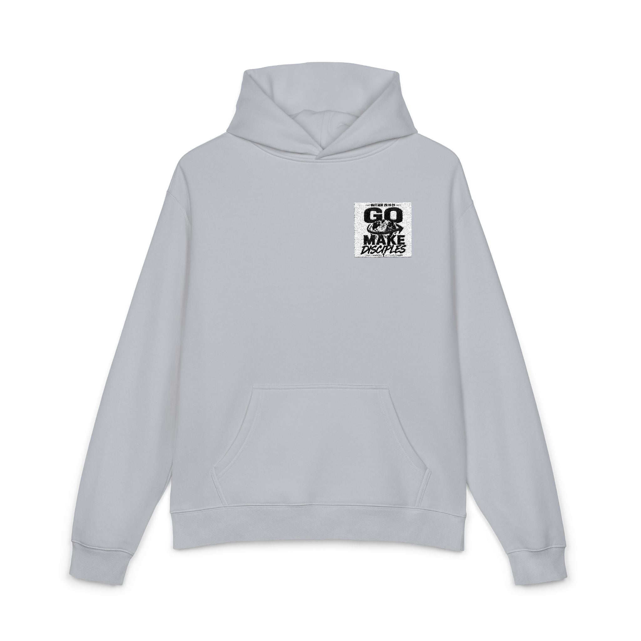 Hoodie — 'GO MAKE' Distressed Graphic Relaxed Fit Hoodie