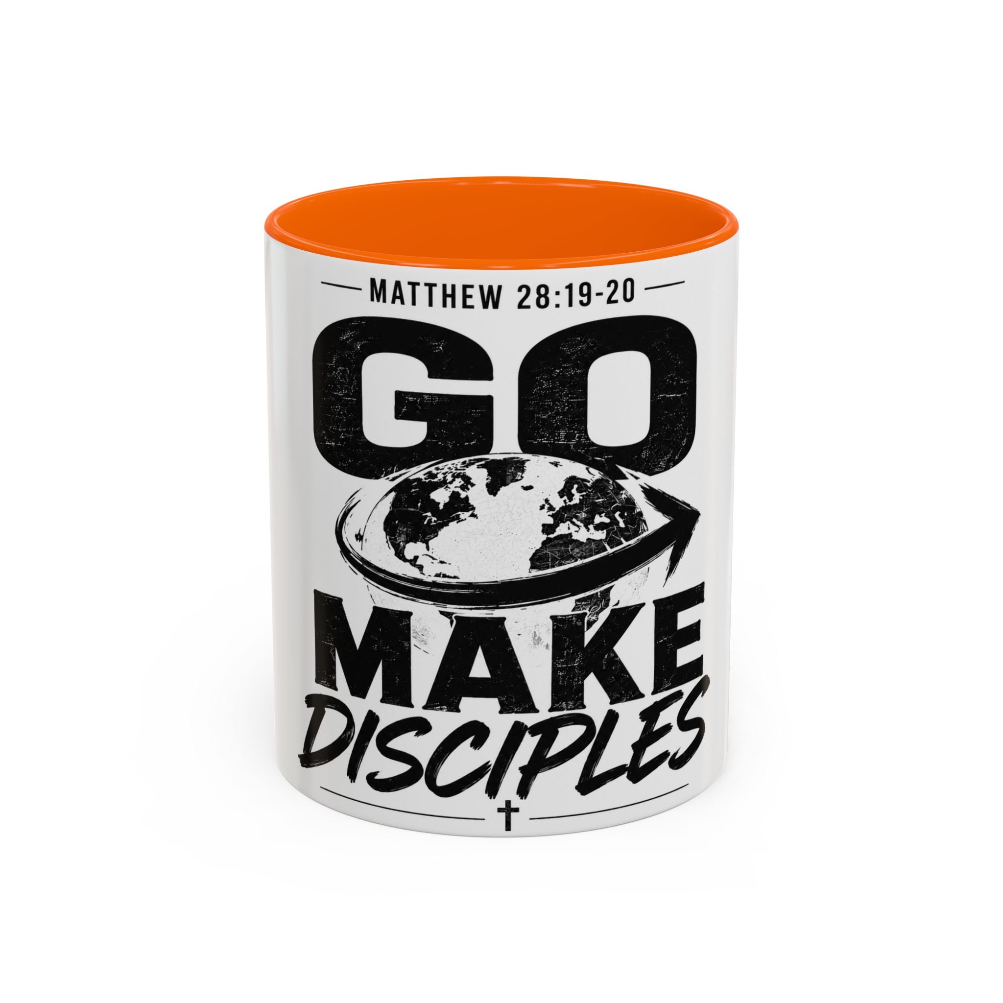 Go Make Disciples Ceramic Mug — Matthew 28:19-20 Inspirational Coffee Cup (11oz/15oz)