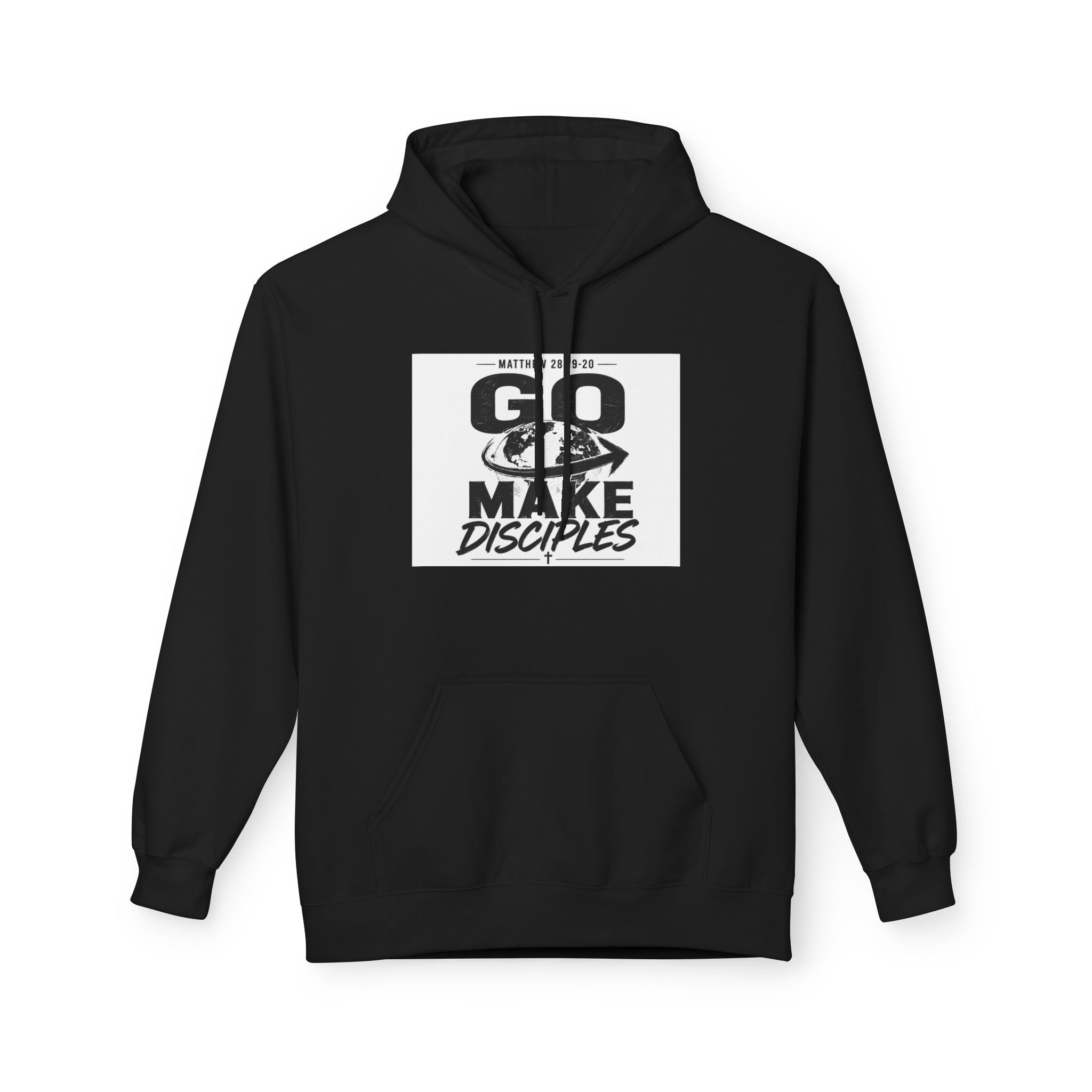 Go Make Disciples Hoodie — Christian Faith Graphic Pullover